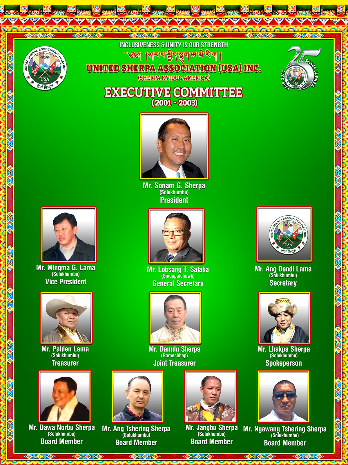 Executive Committee 2001-2003