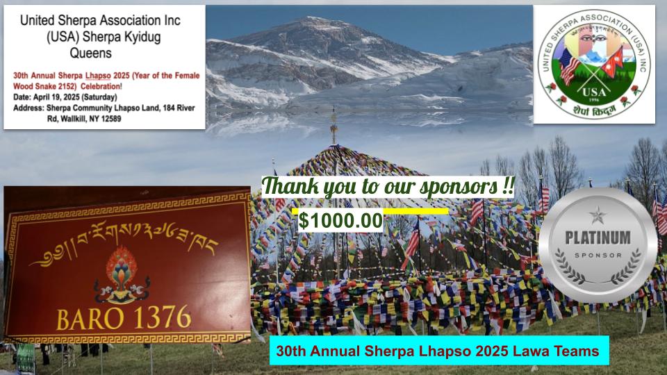 30th Annual Sherpa Lhapso 2025