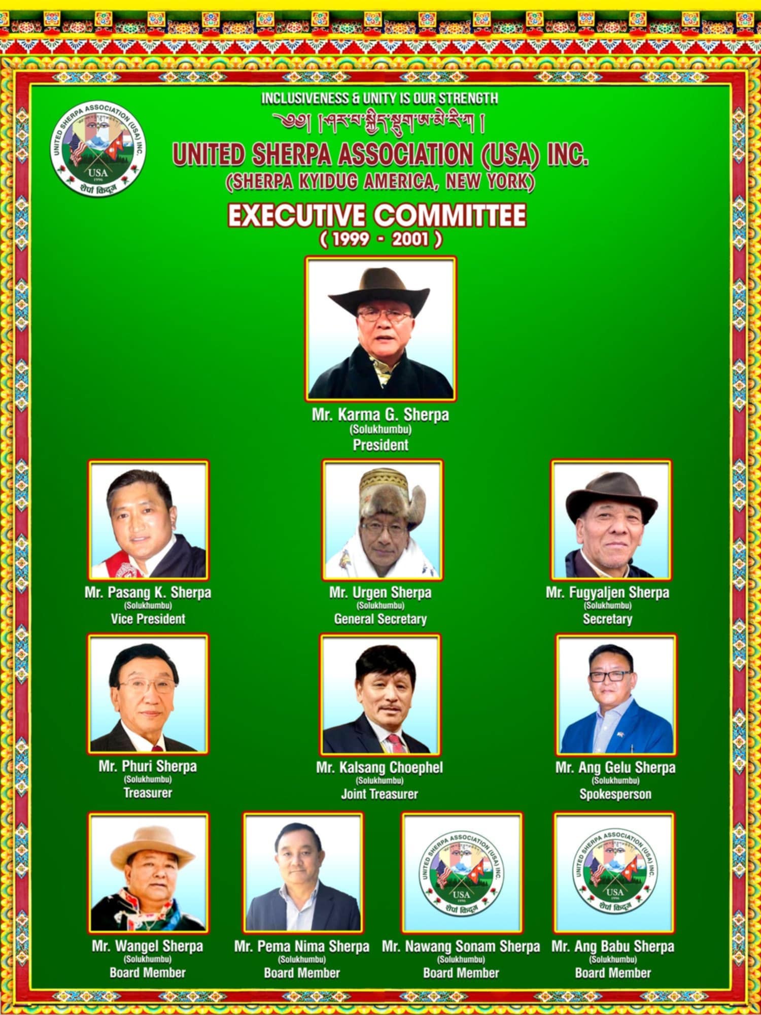 Executive Committee 1999-2001