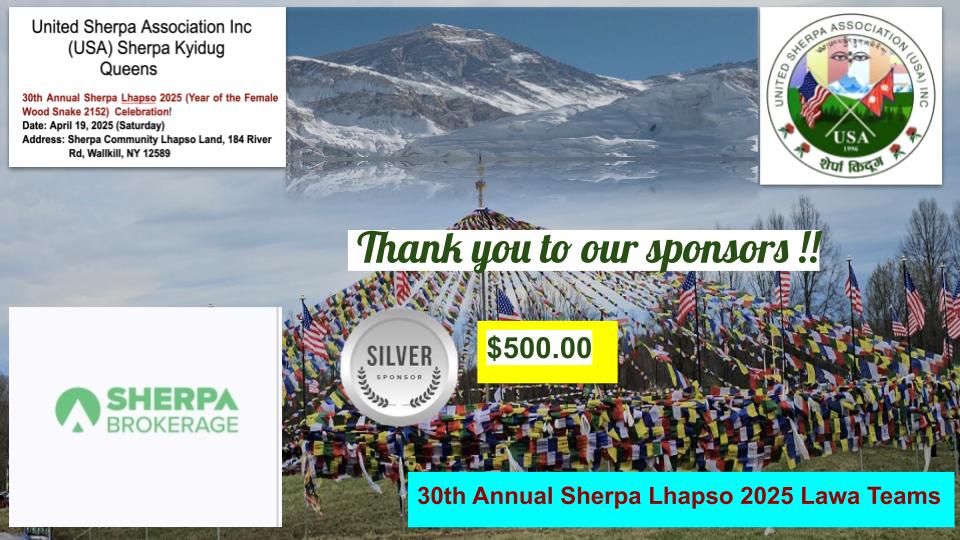 30th Annual Sherpa Lhapso 2025