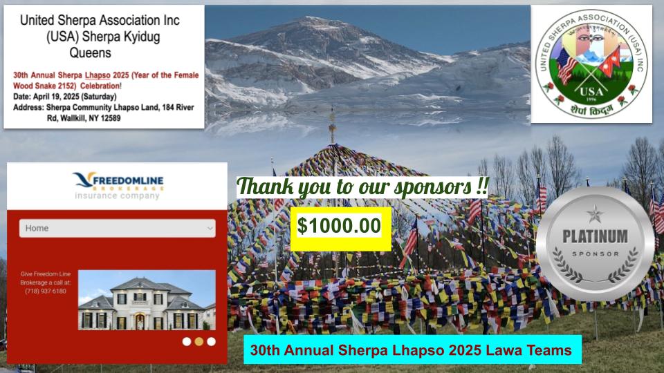 30th Annual Sherpa Lhapso 2025